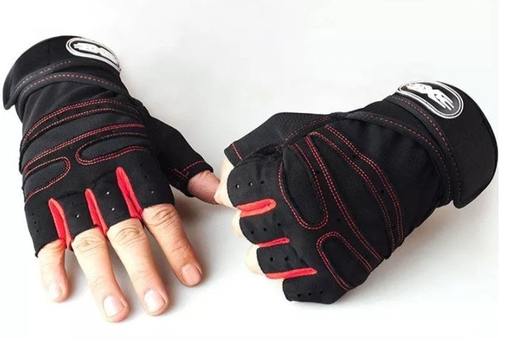 Guantes Gimnasio Ejercicio Pesa Entrenamiento Trekking Dedo