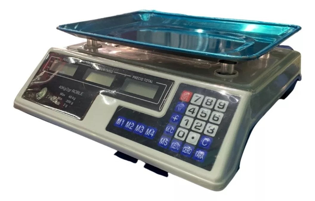 Balanza 40kg Pesa Recargable Digital Almacén Negocio Electró