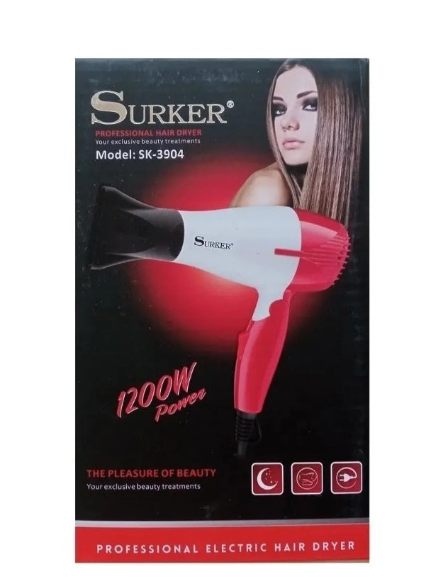 Secador Pelo Profesional Plegable 2 Velocidades 1200w 220v