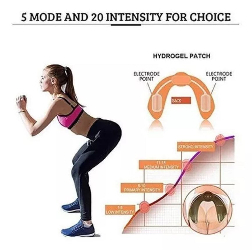 Electrofísico Estimulador Gluteos Levanta Poto Smart Fitness