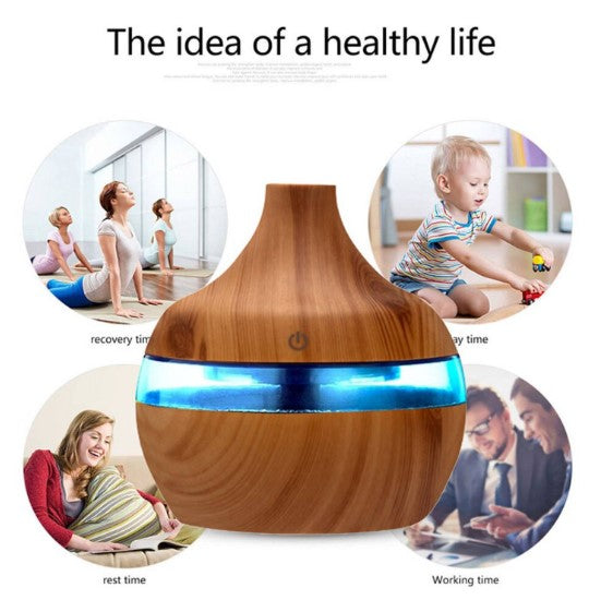 Humidificador Usb Aire Difusor Aromaterapia Esencia 300 Ml