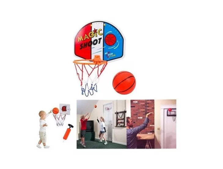 Aro Basketball Juguete Niño Baloncesto Casa + Balón Inflador