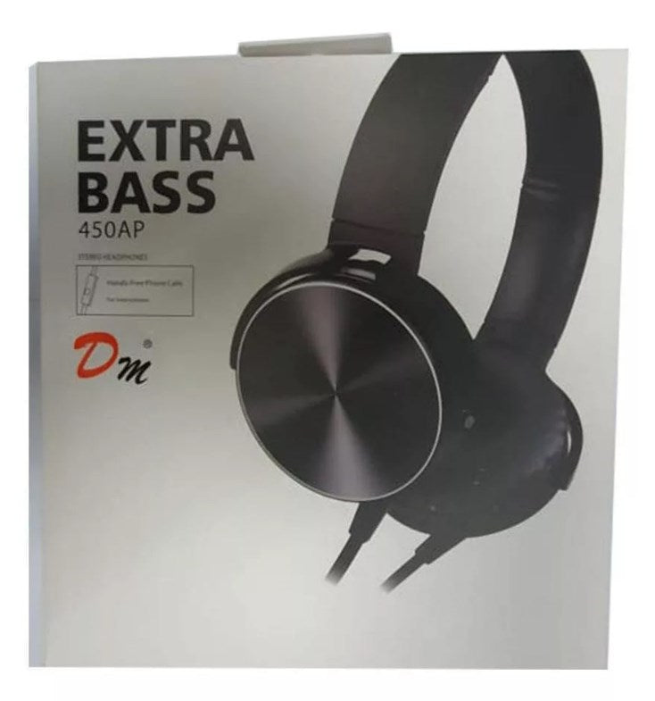Audífonos Manos Libres Delgado On Ear 1,2 Mts Extra Bass 450