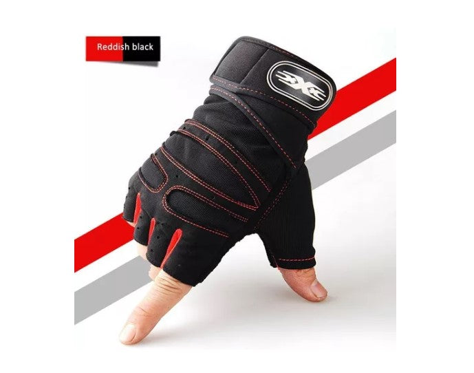 Guantes Gimnasio Ejercicio Pesa Entrenamiento Trekking Dedo