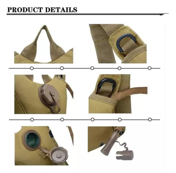 Mochila Táctica Hidratación Camelback Bolsa Agua 3l Trekking