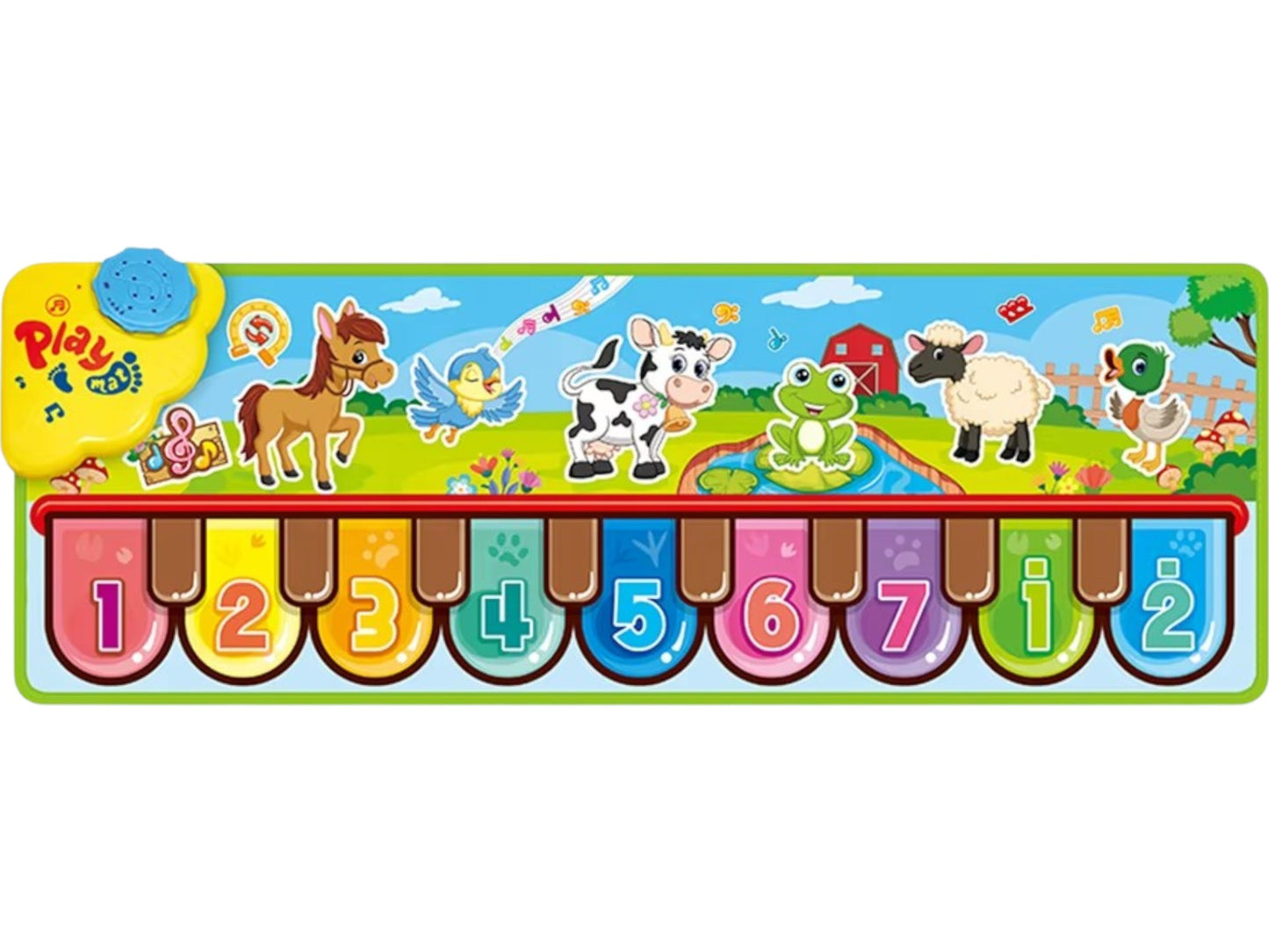 Alfombra Musical Infantil Piano Interactiva Juegos Sensorial