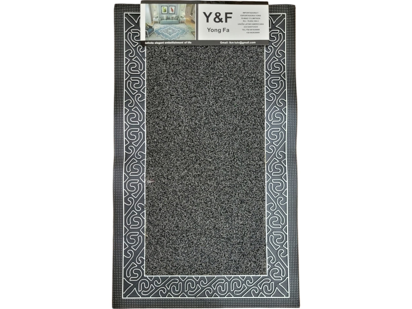Alfombra Plastica Absorbente Tapete Elegante Entrada Hogar