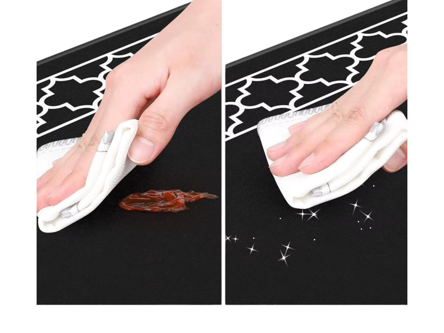 Alfombra Plastica Absorbente Tapete Elegante Entrada Hogar