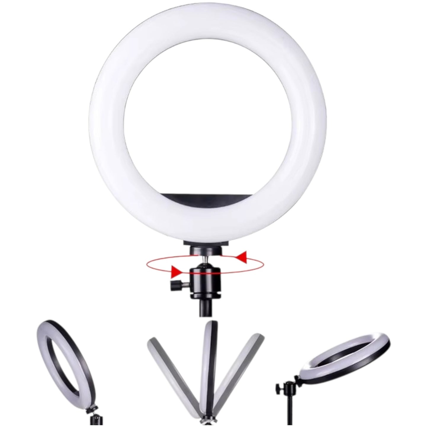 Aro Luz Colores Regulable LED RGB Selfie Soporte Celular IRM
