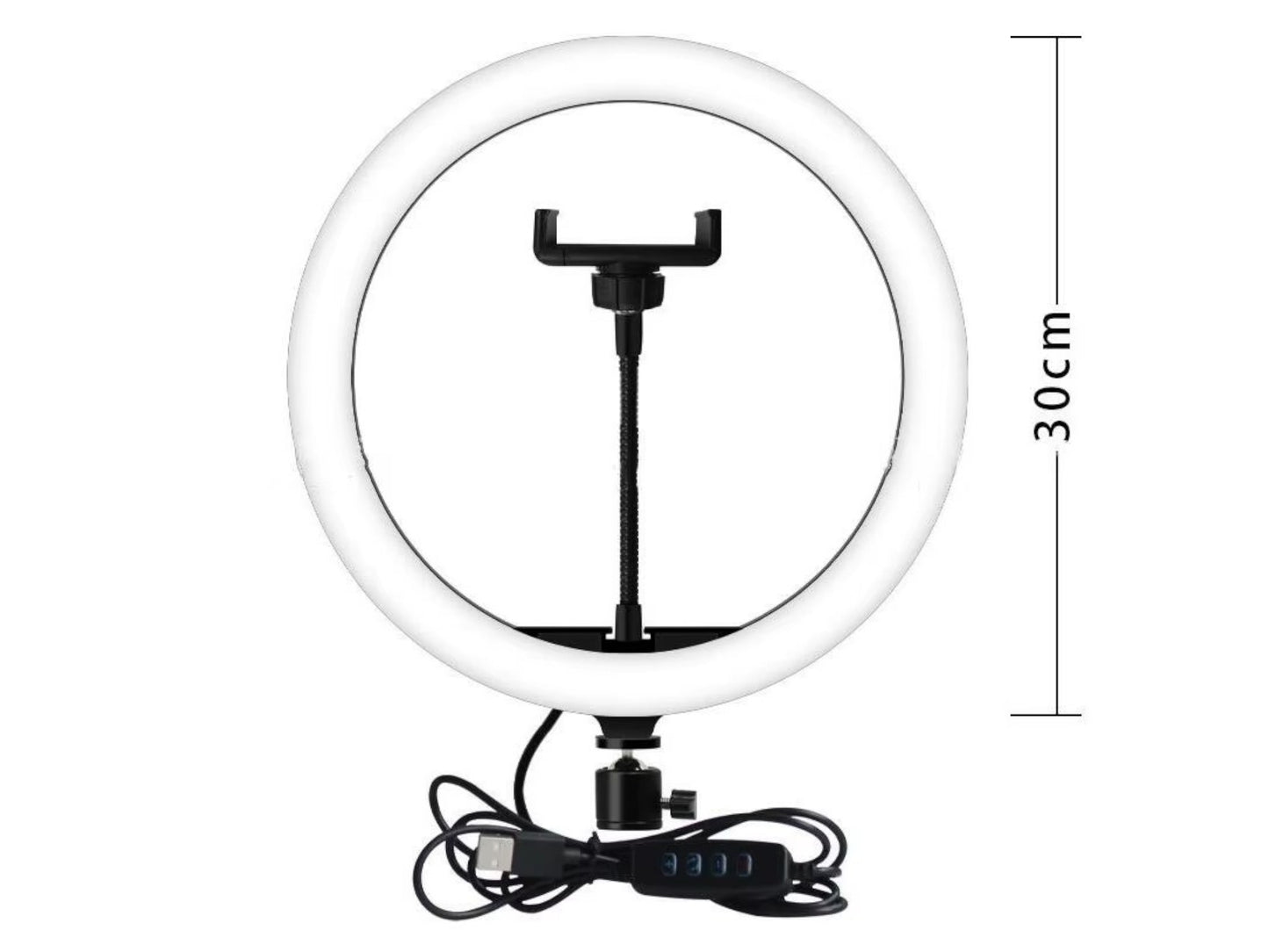 Aro Luz LED Circular Profesional Luz Calida Fria Selfie IRM