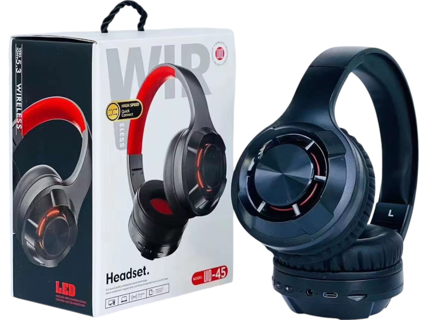 Audifonos Inalambricos Sonido Estereo Plegables Bluetooth