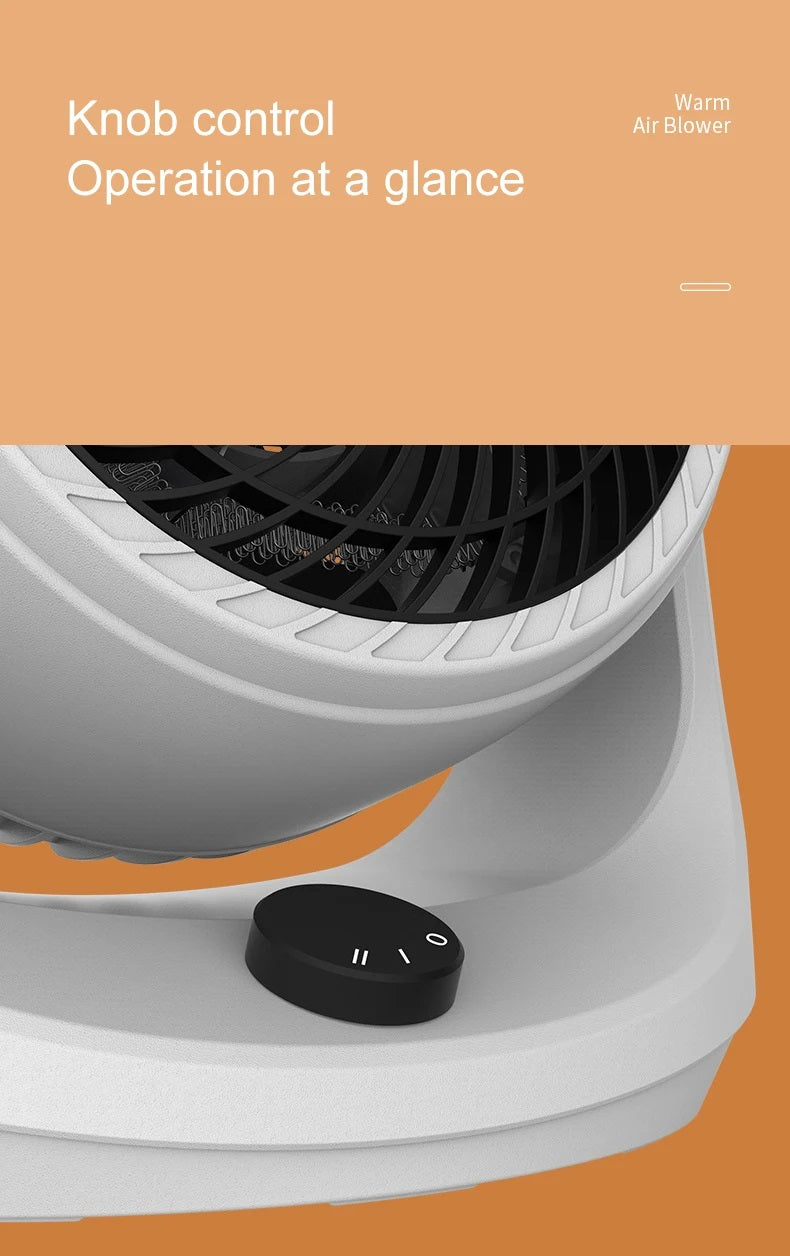 Calentador Eléctrico Calefactor Termo Ventilador 2000W 90°