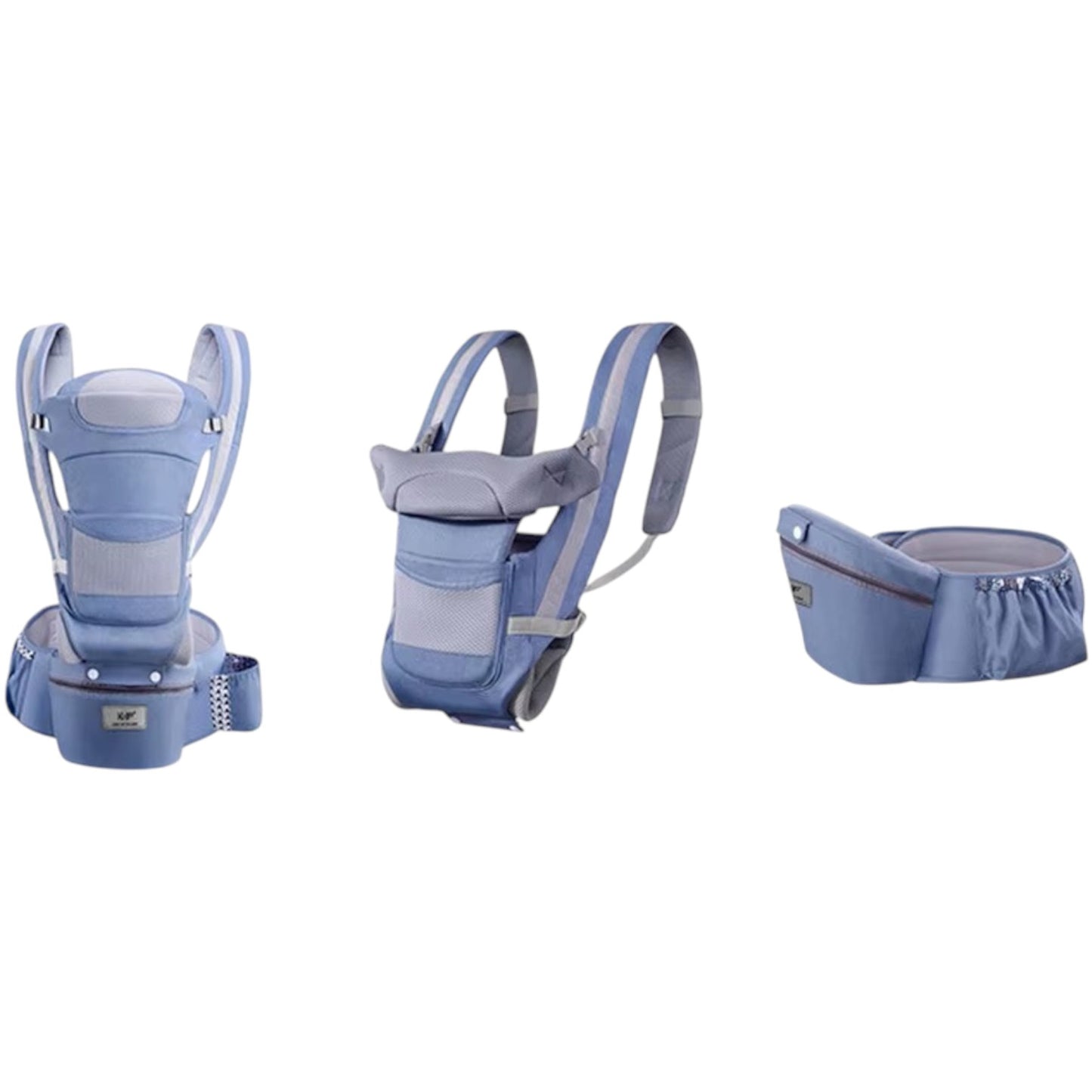 Cangurera Portabebés Ergonómico 3 en 1 Soporte Lumbar Seguro