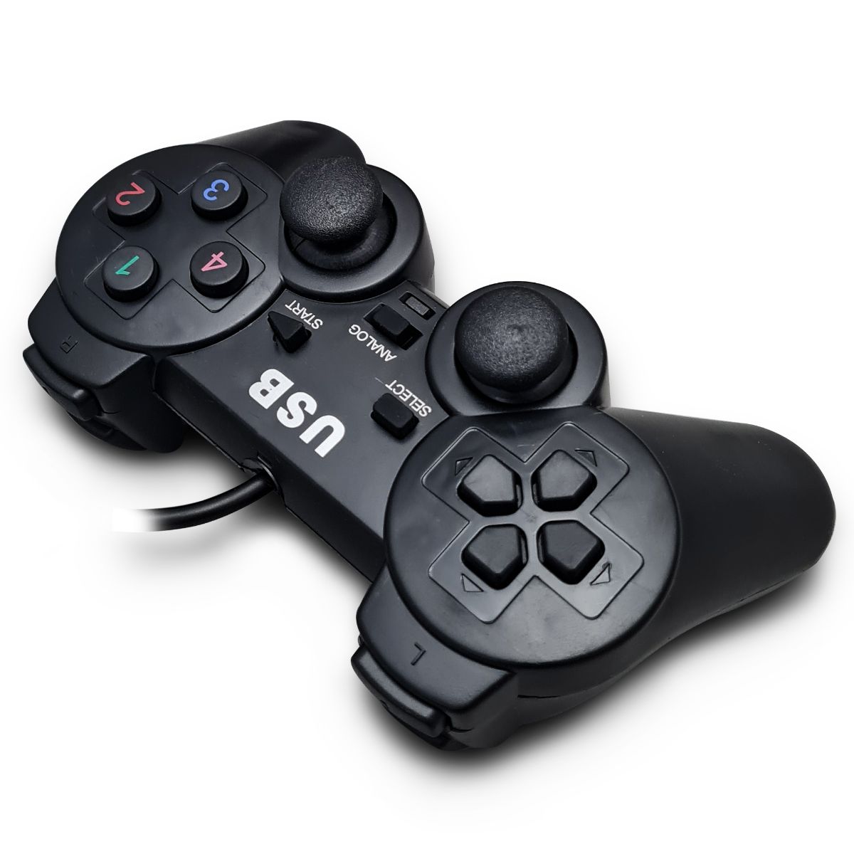 Control Dualshock Mando Joystick Usb PC Windows 1,8 Metros