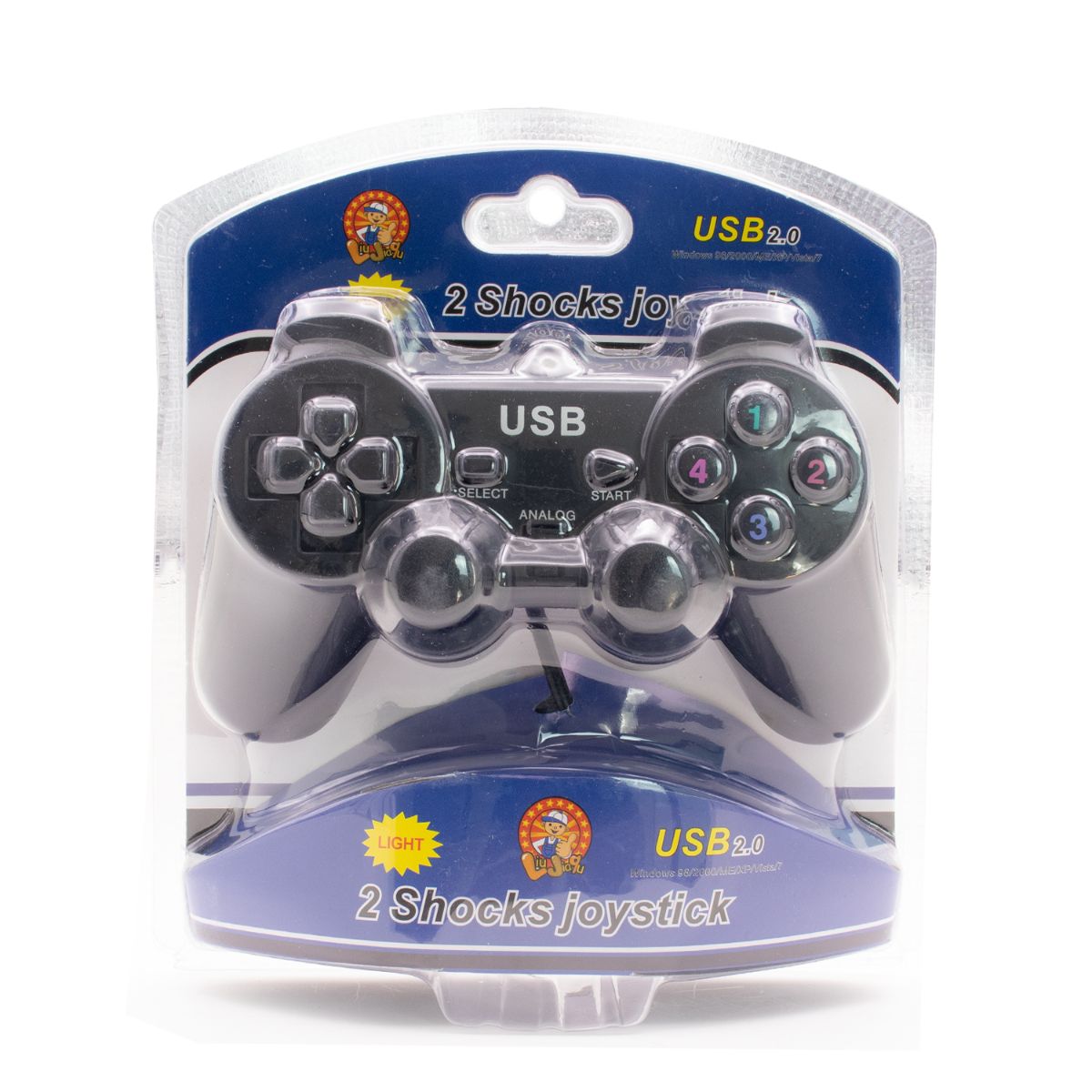 Control Dualshock Mando Joystick Usb PC Windows 1,8 Metros