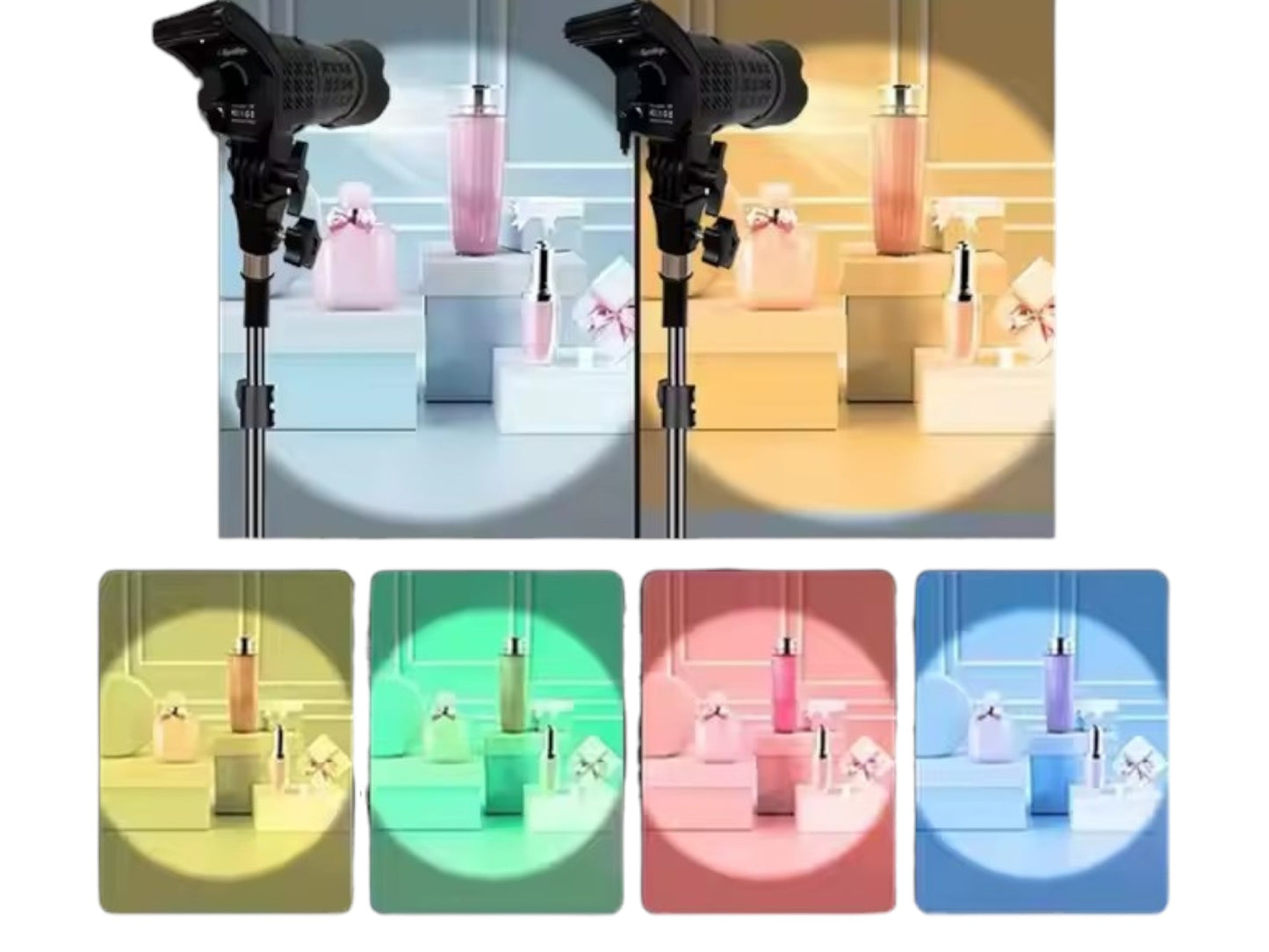 Foco Luz Lampara Spotligh RGB LED Iluminacion Profesional