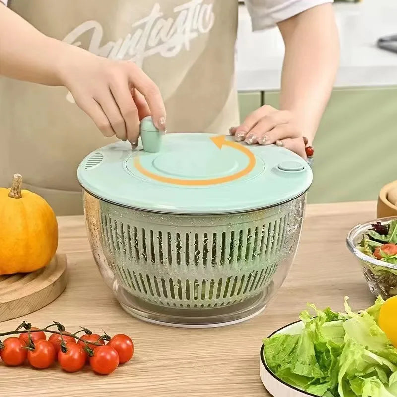 Escurridor Ensalada Drenaje Agua Secado Rapido Verdura Fruta
