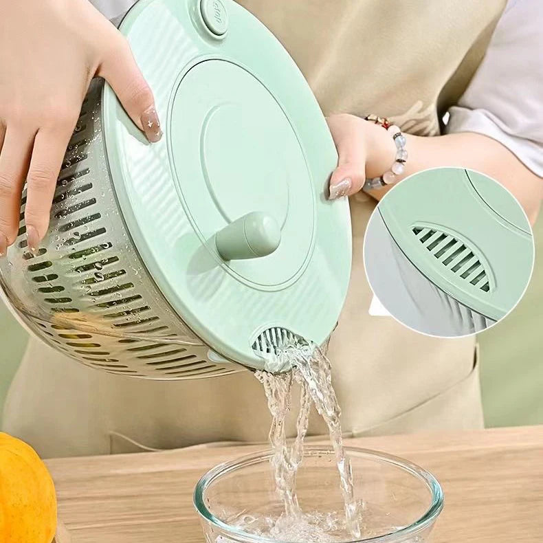 Escurridor Ensalada Drenaje Agua Secado Rapido Verdura Fruta