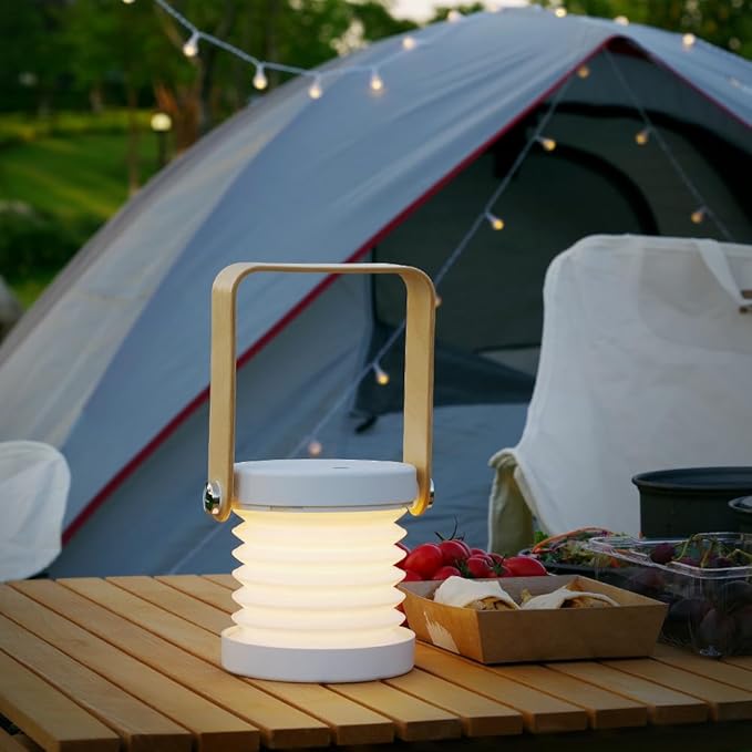 Lampara Led Portatil De Mesa Plegable Multifuncional Camping