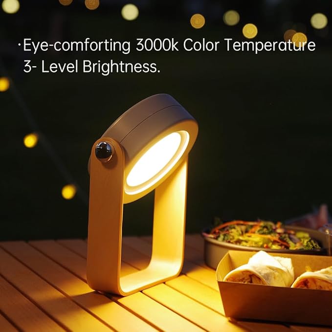 Lampara Led Portatil De Mesa Plegable Multifuncional Camping