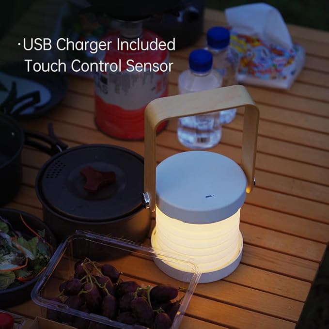 Lampara Led Portatil De Mesa Plegable Multifuncional Camping