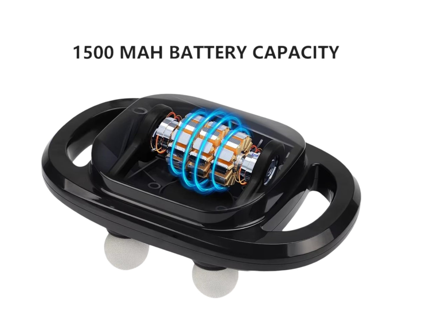 Masajeador Electrico Relajacion Muscular Portatil 6Cabezales