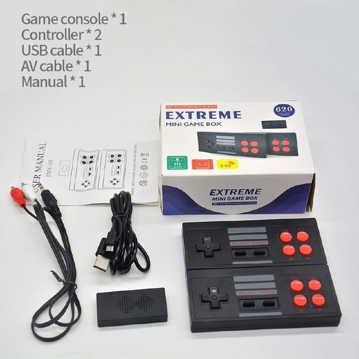 Mini Consola 620 Juegos Retro Salida AV Para TV 2 Mandos