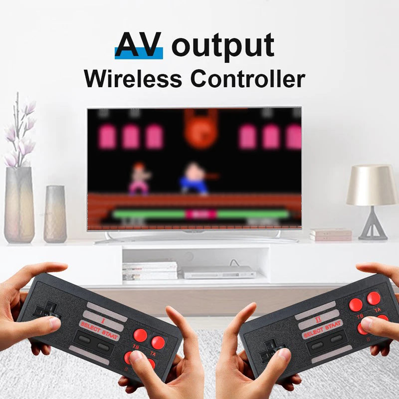 Mini Consola 620 Juegos Retro Salida AV Para TV 2 Mandos