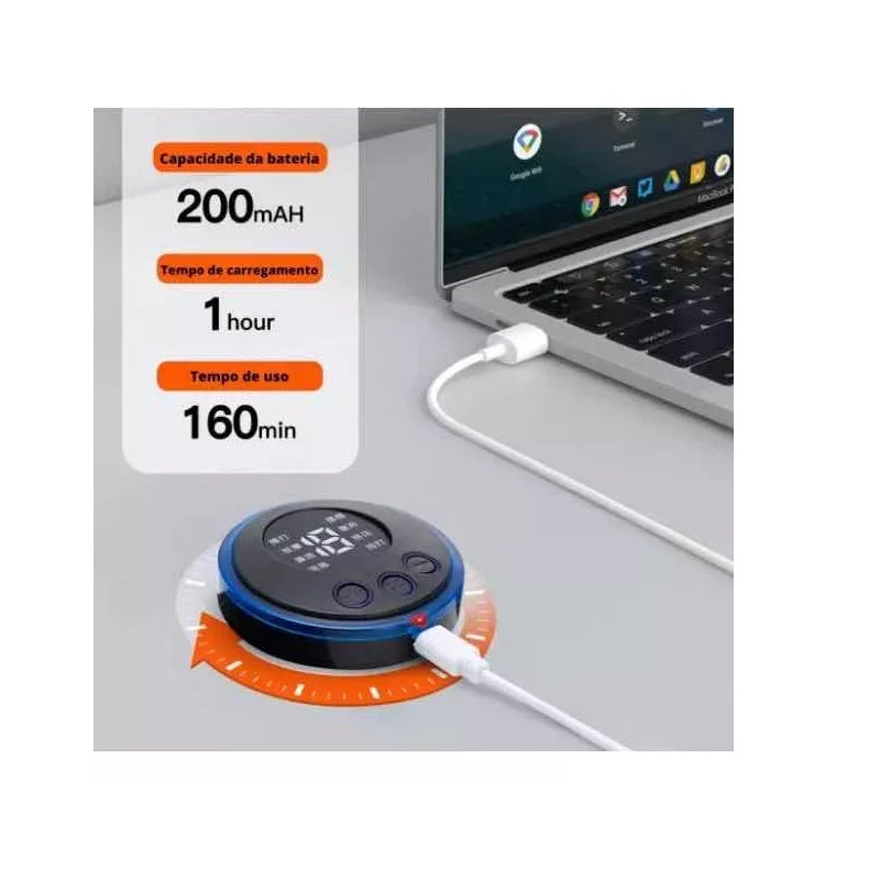 Mini Masajeador Eléctrico USB Portátil Estimula Todo Cuerpo