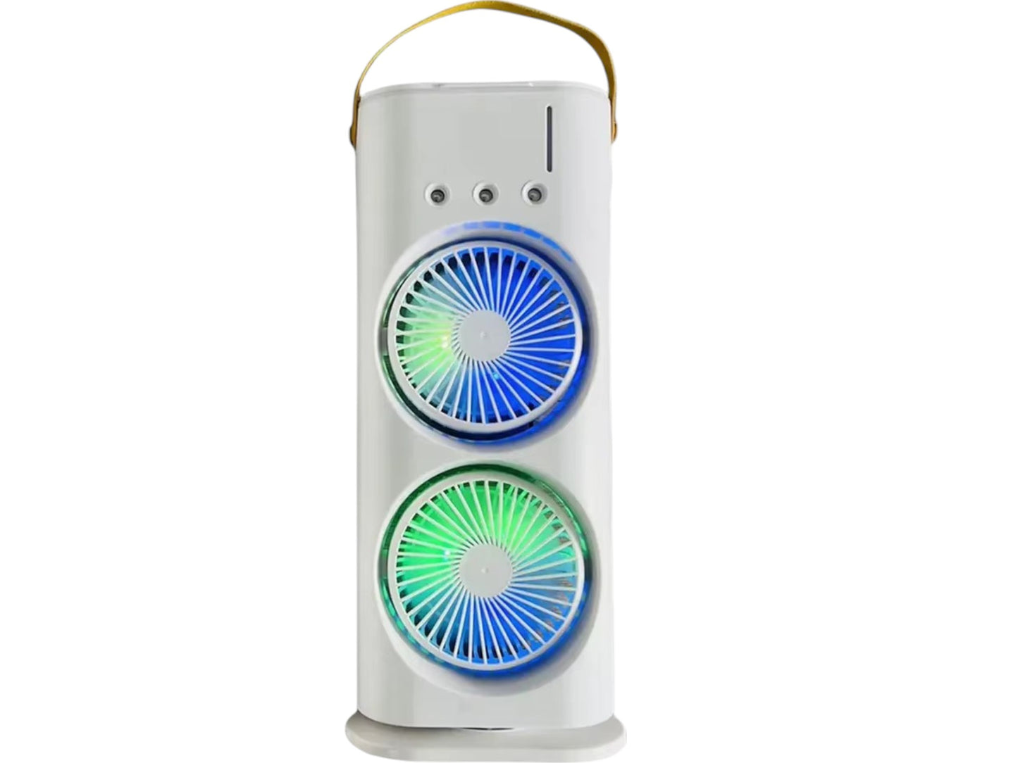 Mini Ventilador Rociador Personal Doble Aspas 90° Recargable