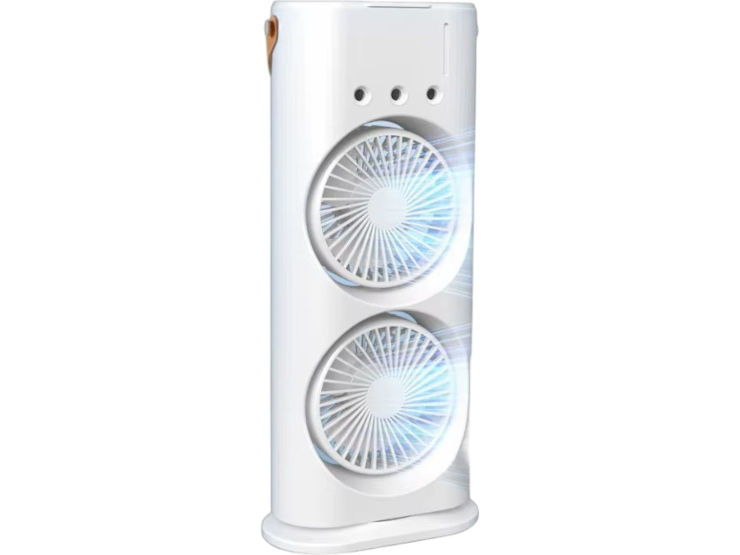 Mini Ventilador Rociador Personal Doble Aspas 90° Recargable