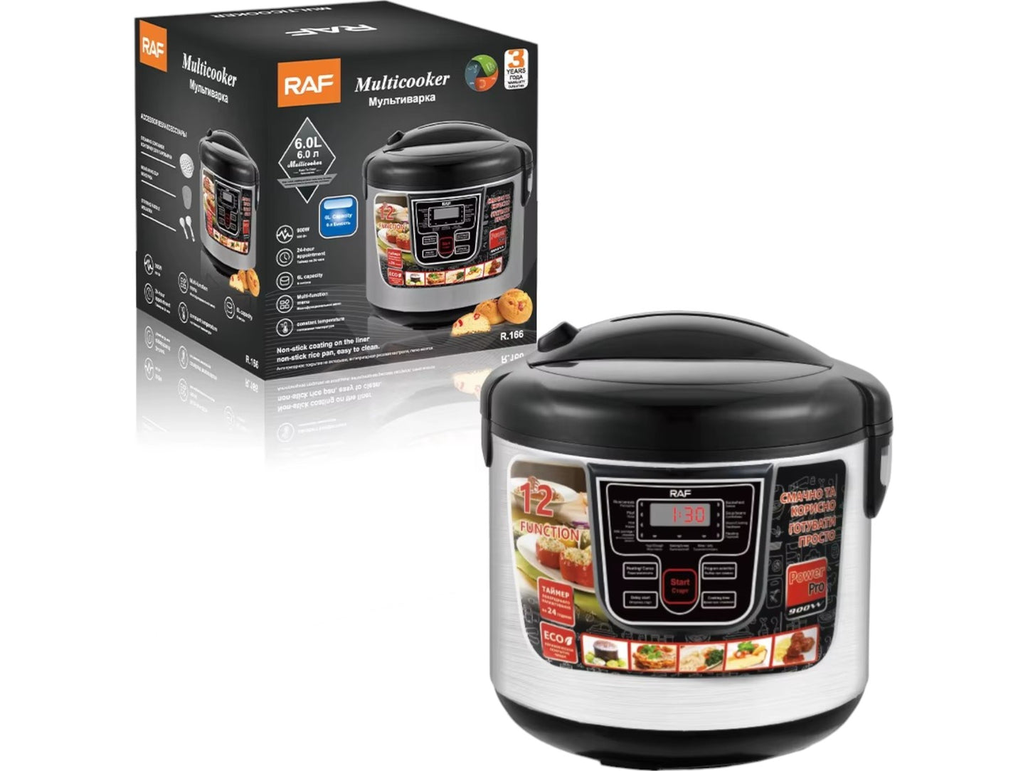 Olla Multicocina Cocción Programable Multifuncional 5L RAF