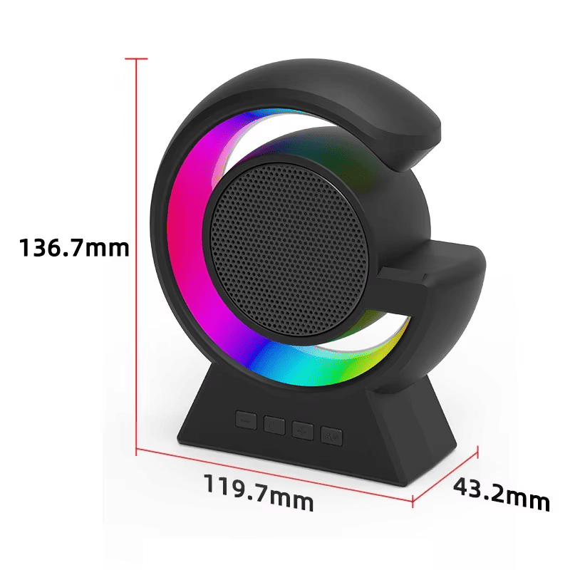 Parlante Karaoke Bluetooth Portatil YS-110 Micrófonos Luces