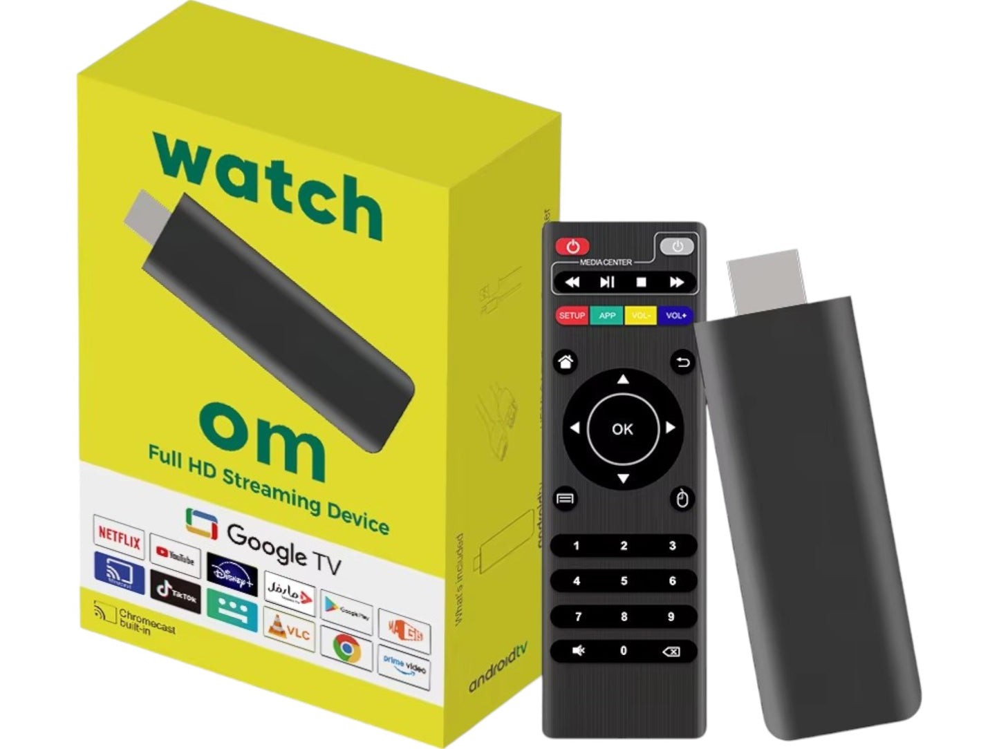 Pendrive TV Dispositivo Stick Streaming Chromecast 4K HD