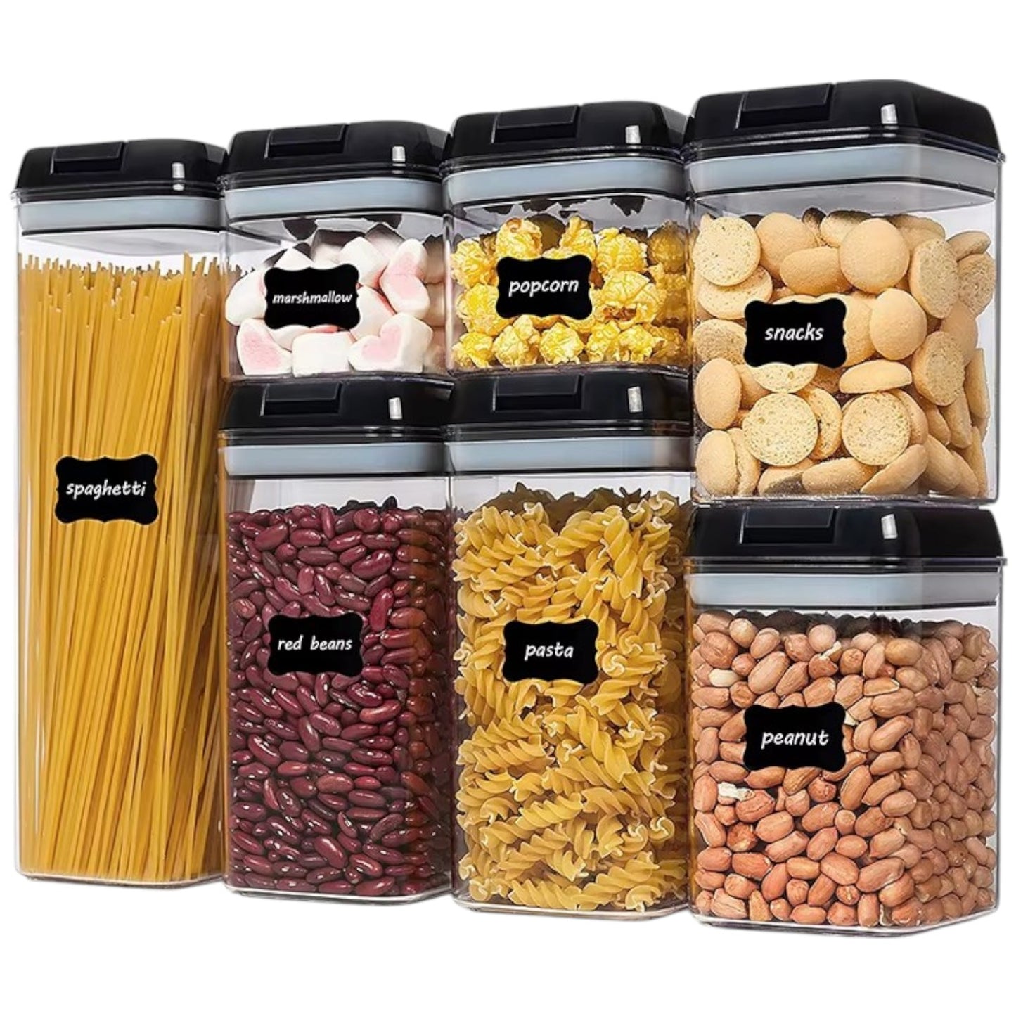 Set 7 Contenedores Envases Organizador Despensa Cocina IRM