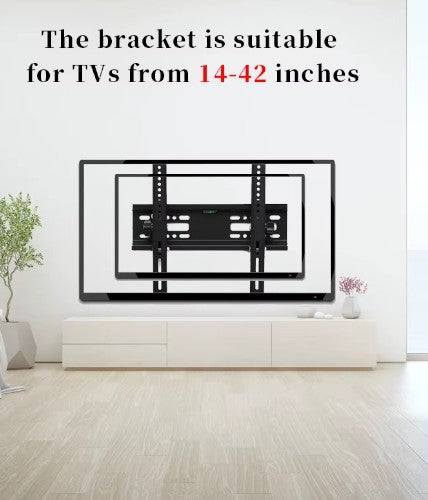 Soporte Base Televisor Pared Resistente Fijo 15-42 Pulgadas