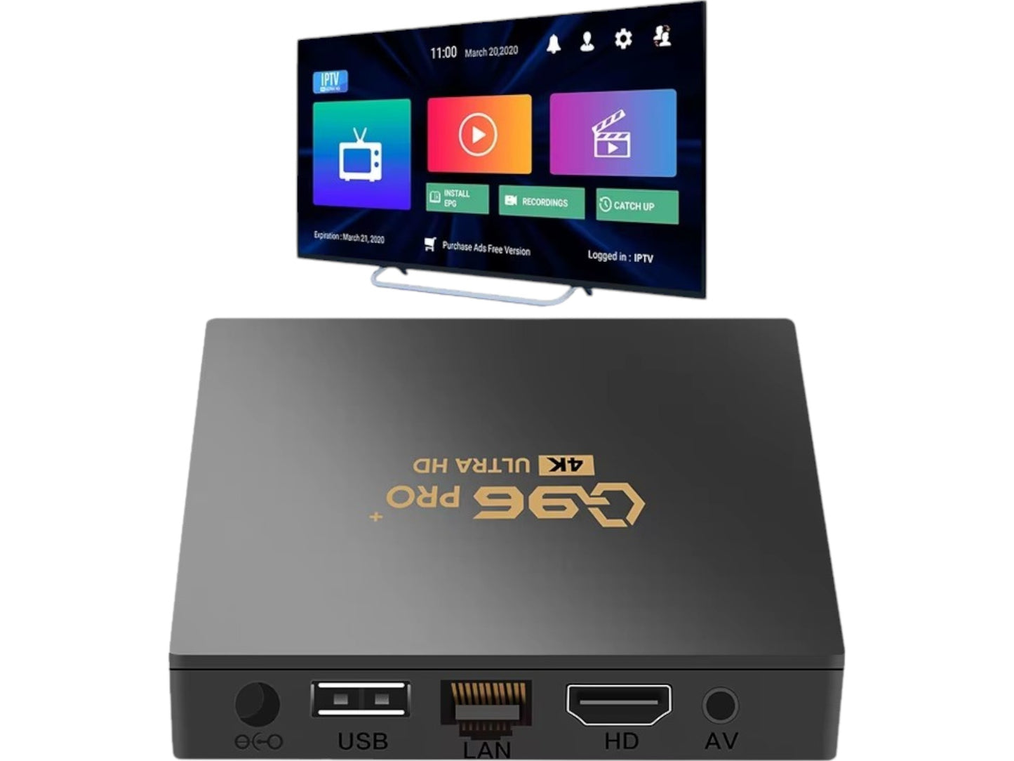 TV Box Android Smart HDMI Dispositivo Reproductor Streaming