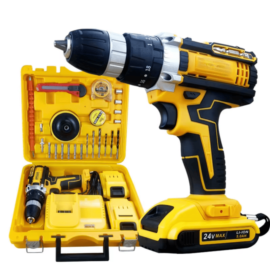 Taladro Inalambrico Set Kit Herramientas Bricolaje Tasbel