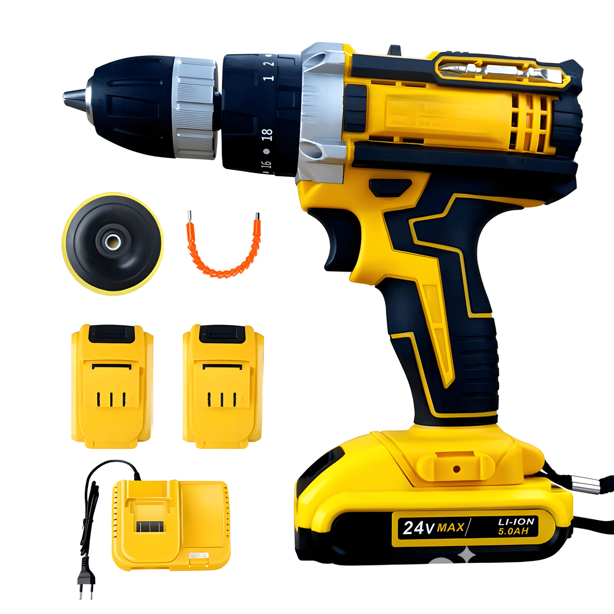 Taladro Inalambrico Set Kit Herramientas Bricolaje Tasbel