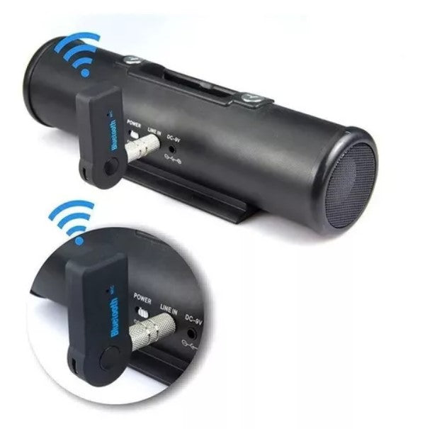 Receptor inalambrico bluetooth auto recargable manos libres