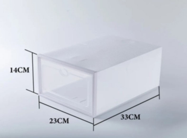 Pack 6 Caja Organizador Zapato Estante Armarble Apilable