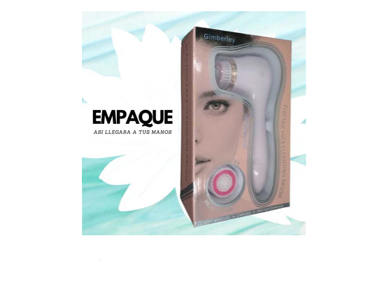 Cepillo Masajeador Facial 2 en 1 Limpieza Exfoliación Ultra Suave