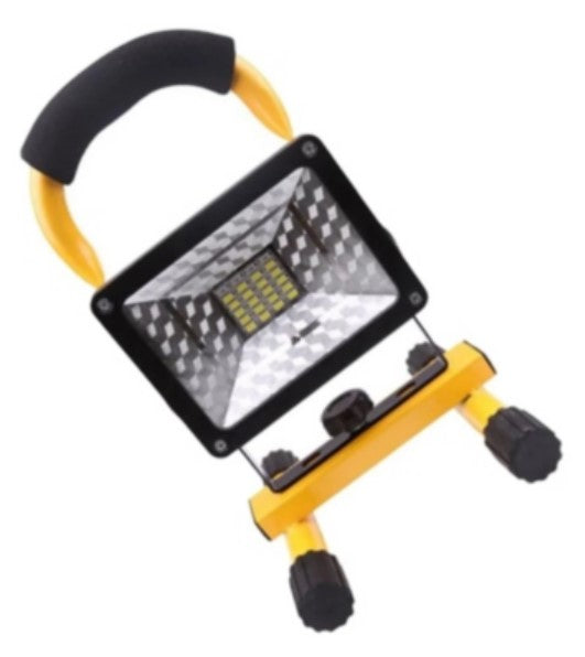 Lámpara Foco Recargable Para Usar Al Aire Libre Flood Light 30w