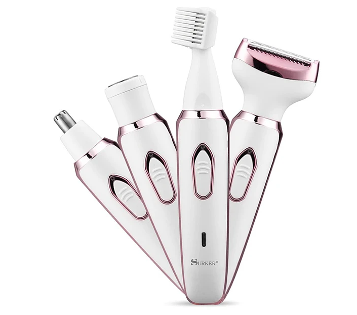 Afeitadora Electrica Femenina 4EN1 Colporal Para Axilas Bikini