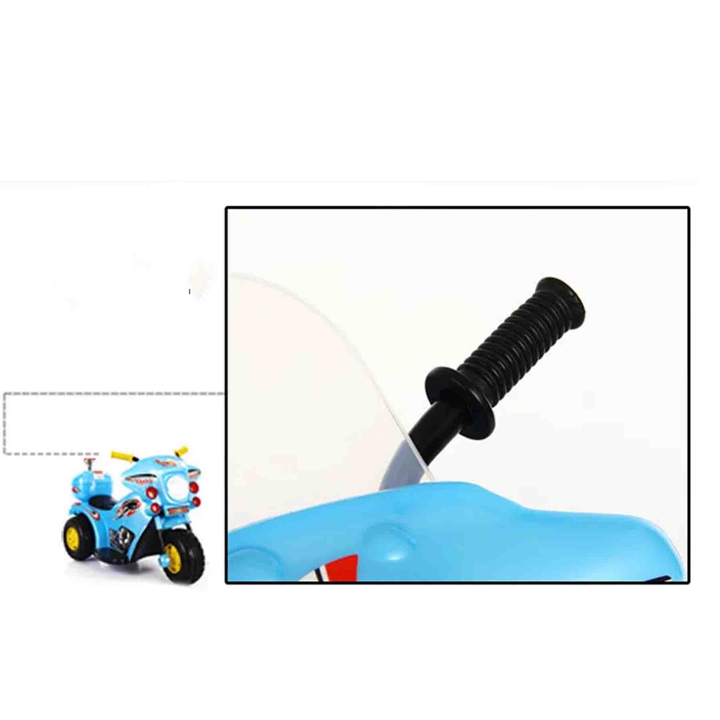 Moto Policial V2 M25 Electrica Correpasillo Luces Sonido
