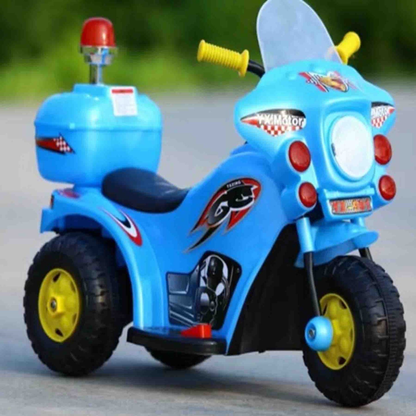 Moto Policial V2 M25 Electrica Correpasillo Luces Sonido