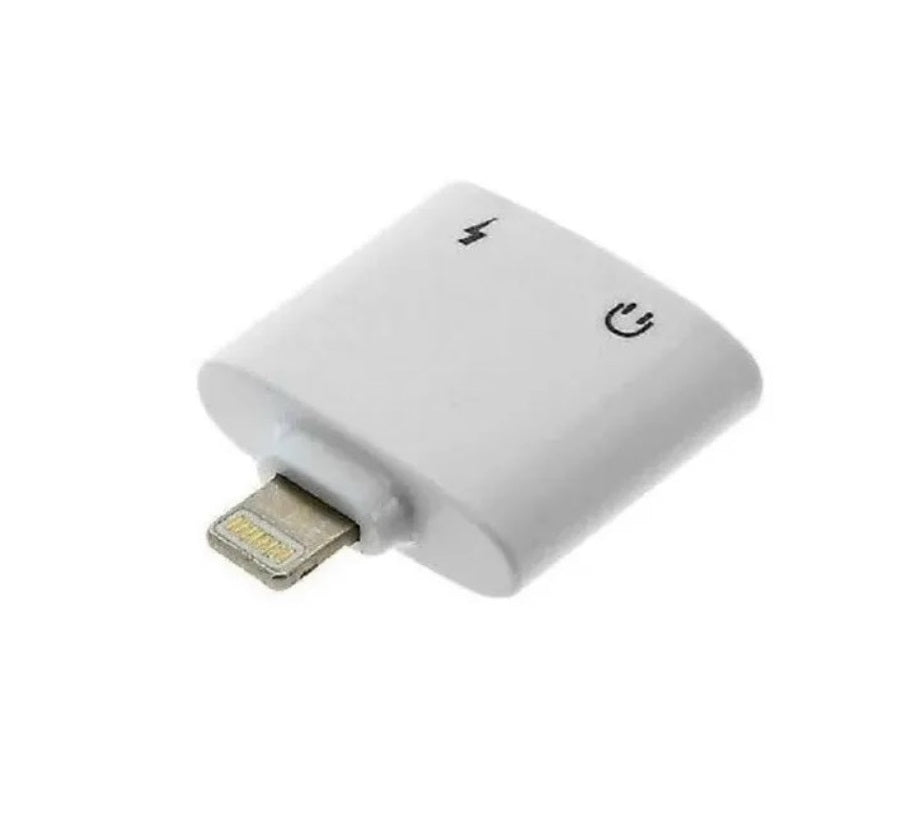 Adaptador Lightning Para iPhone Carga Y Audio Jack 35mm