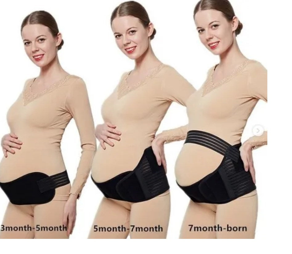 Faja Materna Embarazo Soporte Bambú Prenatal Banda Ajustable