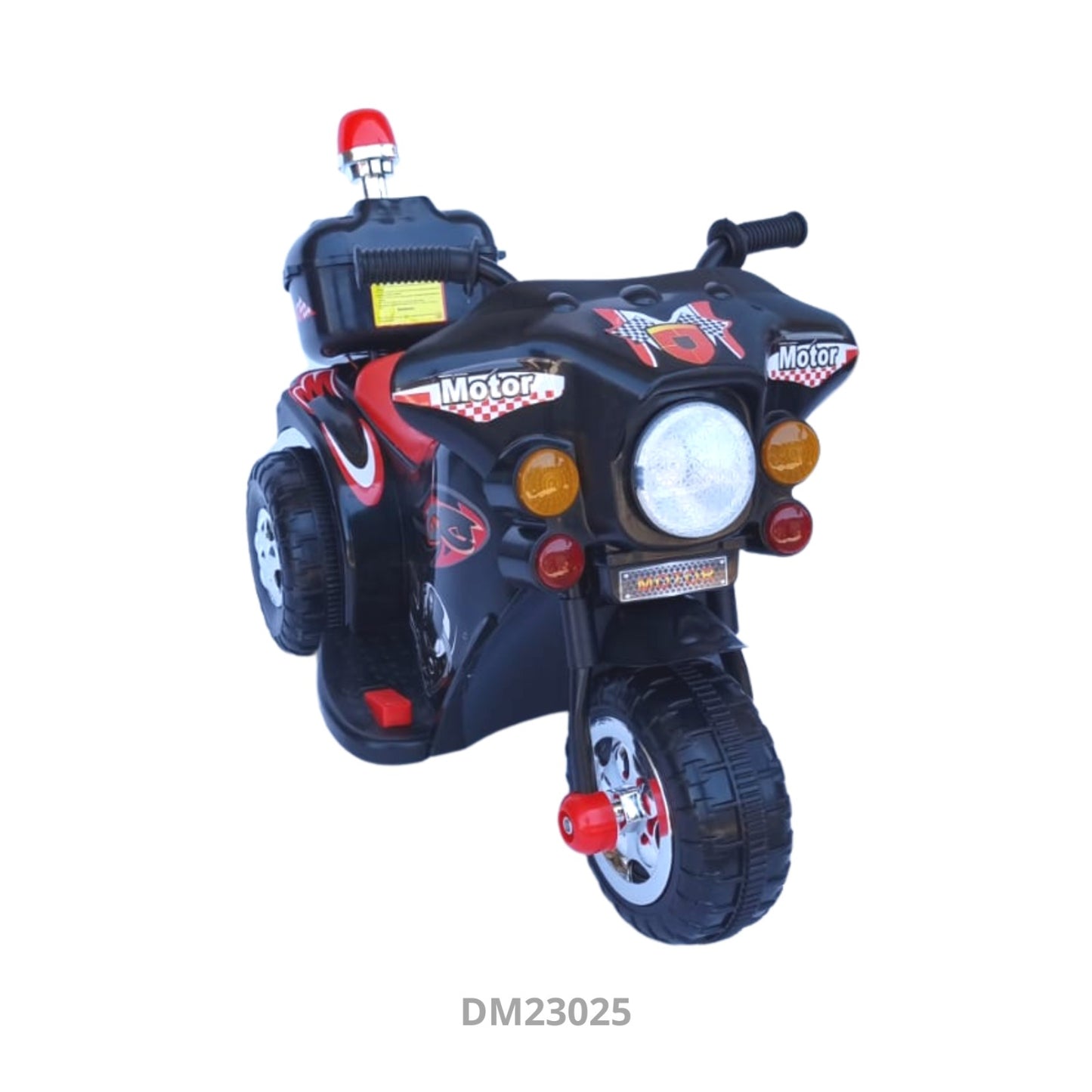 Moto Policial V2 M25 Electrica Correpasillo Luces Sonido