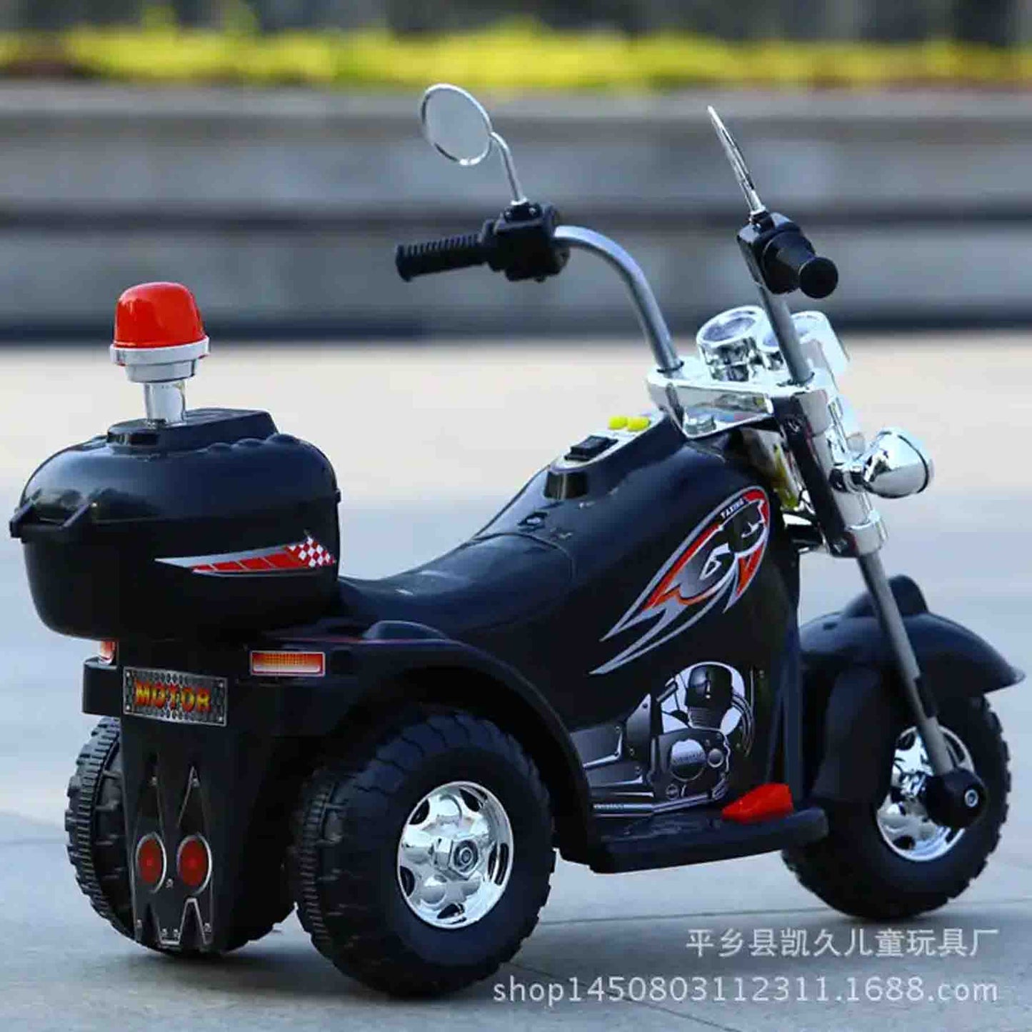 Moto Policial Shopera M26 Electrica Correpasillo Luces Sonido
